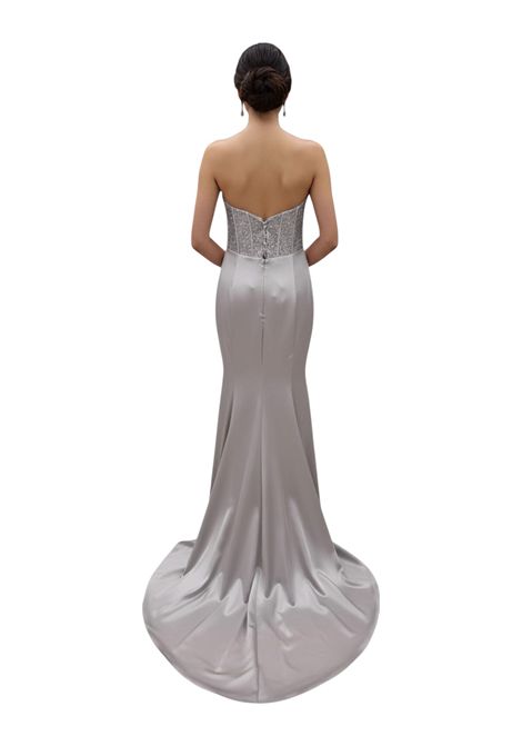 Long dress with appliqué bodice VIVIEN | dress | 75P 53002